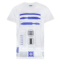 White - Front - Star Wars Mens R2D2 Costume T-Shirt