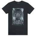 Black - Front - Game of Thrones Mens Iron Throne T-Shirt