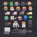 Black-Multicoloured - Lifestyle - Minecraft Girls Sprites T-Shirt