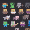 Black-Multicoloured - Pack Shot - Minecraft Girls Sprites T-Shirt