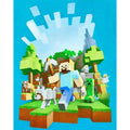 Blue - Side - Minecraft Girls Adventure T-Shirt