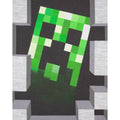 Grey - Side - Minecraft Childrens-Kids Creeper T-Shirt