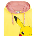 Yellow - Lifestyle - Pokemon Girls Pikachu Face Drawstring Hoodie