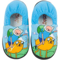 Blue-Black - Side - Adventure Time Boys Jake And Finn Slippers