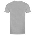 Grey - Back - NASA Mens Distressed Logo T-Shirt