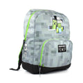 Grey - Side - Minecraft Breakthrough Pixel Backpack