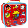 Red-Blue - Back - Ryan's World Childrens-Kids Lunch Box Set (Pack Of 3)