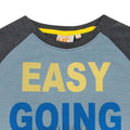 Charcoal-Blue-Yellow - Side - Despicable Me Boys Easy Going Minions T-Shirt