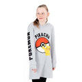 Grey - Side - Pokemon Girls Pikachu Hoodie Dress