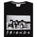 Black-Grey - Pack Shot - Friends Womens-Ladies Character Pyjama Set