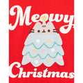 Red - Lifestyle - Pusheen Womens-Ladies Meowy Christmas T-Shirt