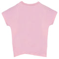 Pink-White - Back - Minecraft Girls Cat Twisted Knot Front T-Shirt