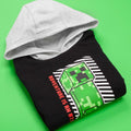 Black-Grey-Green - Lifestyle - Minecraft Boys Creeper Hoodie