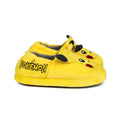 Yellow-Heather Grey-Black - Back - Pokemon Childrens-Kids Pikachu 3D Slippers