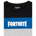 Grey-Blue-Black - Lifestyle - Fortnite Boys Colour Block T-Shirt