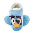 Blue - Side - Bluey Childrens-Kids 3D Ears Slippers