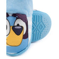 Blue - Close up - Bluey Childrens-Kids 3D Ears Slippers