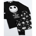 Black-White - Side - Nightmare Before Christmas Mens Pyjama Set