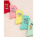 Yellow-Green-Red-Blue - Back - SpongeBob SquarePants Unisex Adult Socks (Pack of 5)