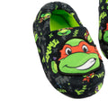 Black-Green - Close up - Teenage Mutant Ninja Turtles Childrens-Kids Raphael Slippers