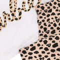 White-Brown - Close up - Barbie Womens-Ladies Animal Print Pyjama Set