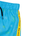 Blue-Black-Yellow - Pack Shot - Pokemon Boys Pikachu Pokeball Swim Shorts