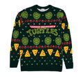 Green - Front - Teenage Mutant Ninja Turtles Unisex Adult Knitted Jumper