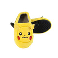 Yellow-Black - Lifestyle - Pokemon Childrens-Kids Pikachu 3D Face Character Slippers