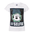 White - Front - Disney Childrens-Kids Selfie Minnie Mouse T-Shirt