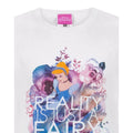 White-Pink-Blue - Side - Cinderella Girls Reality Is Just A Fairy Tale Short-Sleeved T-Shirt