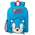 Blue-Red - Side - Sonic The Hedgehog Logo Backpack Set