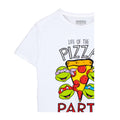 White - Side - Teenage Mutant Ninja Turtles Boys Life Of The Pizza Party T-Shirt