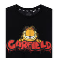 Black - Back - Garfield Mens Graffiti Short-Sleeved T-Shirt