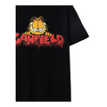 Black - Side - Garfield Mens Graffiti Short-Sleeved T-Shirt