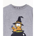 Grey Marl - Back - Garfield Boys Trick Or Treat T-Shirt