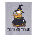 Grey Marl - Side - Garfield Boys Trick Or Treat T-Shirt