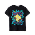 Black - Front - SpongeBob SquarePants Boys Dare To Be Square T-Shirt