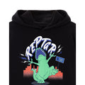 Black - Side - Rugrats Unisex Adult Roar Reptar Hoodie