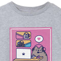 Grey Marl - Back - Pusheen Girls Weekend Plans Short-Sleeved T-Shirt