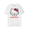 White - Front - Hello Kitty Womens-Ladies Classic Short-Sleeved T-Shirt