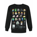 Black - Front - Minecraft Boys Sprites Sweatshirt