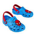 Blue-Red - Side - Spider-Man Boys Printed Clogs