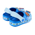 Blue - Back - Paw Patrol Boys Badge Clogs