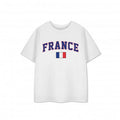 White - Back - Show Me The Merch Childrens-Kids France Short-Sleeved T-Shirt