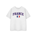 White - Front - Show Me The Merch Childrens-Kids France Short-Sleeved T-Shirt