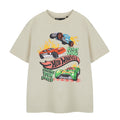 Oatmeal - Front - Hot Wheels Boys Beast Mode T-Shirt