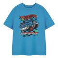 Blue - Front - Hot Wheels Boys Jawsome T-Shirt