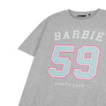 Grey Marl - Side - Barbie Womens-Ladies 59 Sports Club Short-Sleeved Nightdress