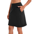 Black - Back - Island Green Womens-Ladies Golf Skort