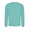 Lagoon Blue - Back - AWDis Just Hoods AWDis Unisex Crew Neck Plain Sweatshirt (280 GSM)